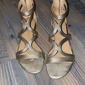 Gold sandals